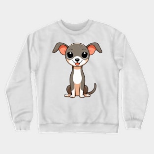 Cute Greyhound Dog Crewneck Sweatshirt